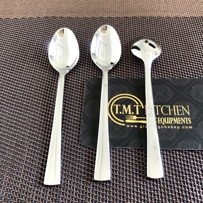 Combo 3 thìa ngắn từ Đức - thương hiệu WMF Cromargan TeaSpoon - Inox 304 cao cấp
