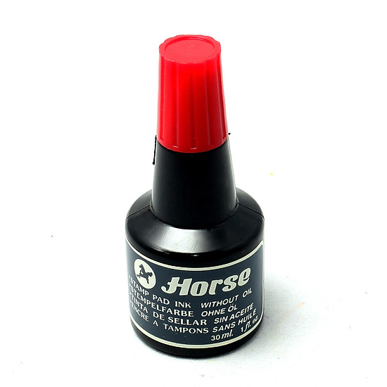 (HCM) Mực dấu Horse có 2 màu (mực để đóng dấu)