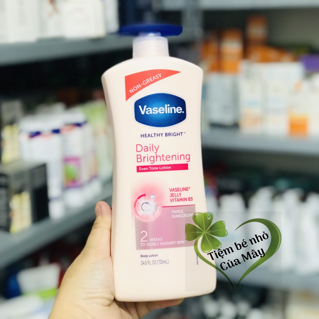 Sữa dưỡng thể vaseline 725ml daily brightening