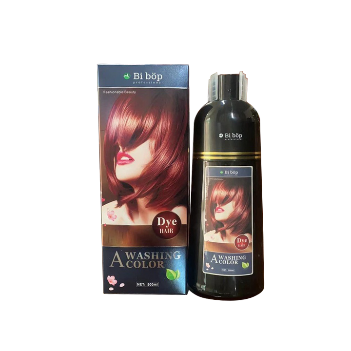 Dầu gội đen tóc phủ bạc Bibop chai 500ml chính hãng mẫu mới nhất 2022