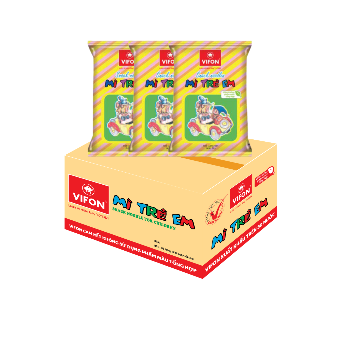Mì trẻ em Vifon (Sack noodles) 50 gói×20g