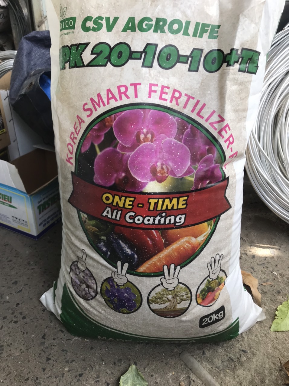 Phân tan chậm thông minh Hàn Quốc Agrolife 20-10-10+TE 500gr
