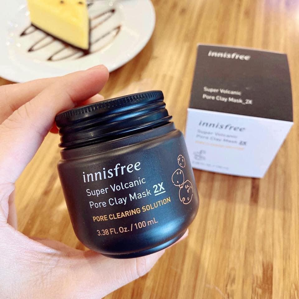 Mặt nạ đất sét Innisfree Super Volcanic Pore Clay Mask 2X
