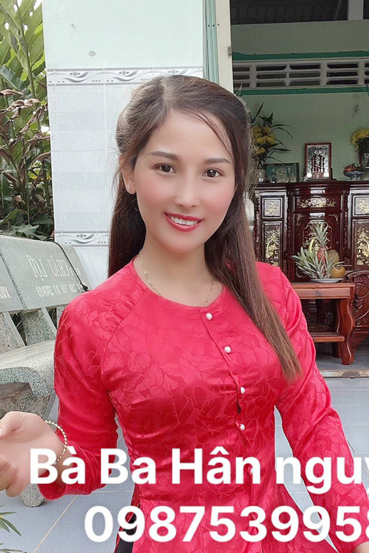 (Áo Lẻ) Áo Bà Ba Gấm Lá