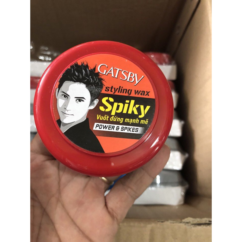 [HCM]Wax Tạo Kiểu Tóc Gatsby Power Spikes đỏ 75gr