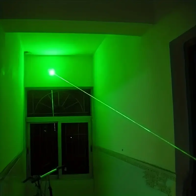 Green Laser Pointer, Perfect For Outdoor Night Walking, Pet Teasing, And Teaching, Batteries Not Included
