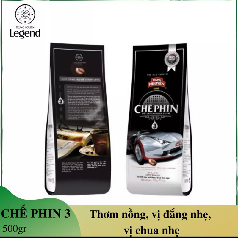 Cafe Chế Phin 3 Trung Nguyên-Bich 500gr