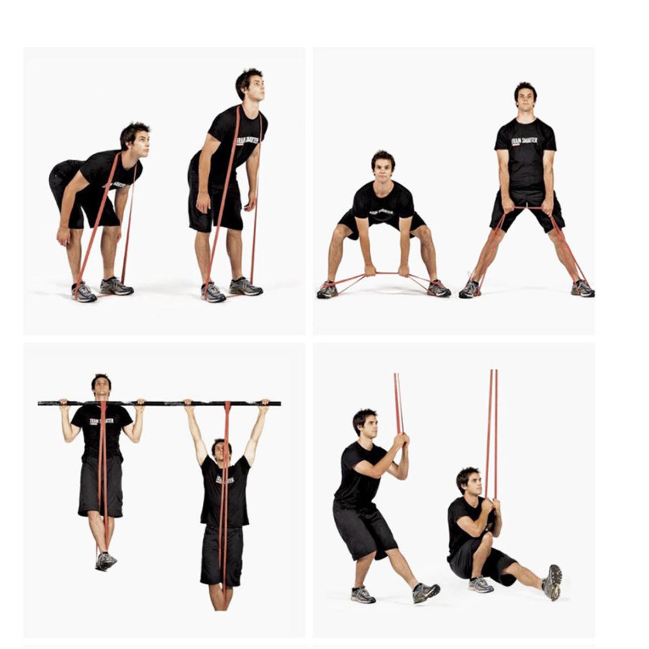 Dây kháng lực POWERBAND CỠ MÀU TÍM 35-85lbs