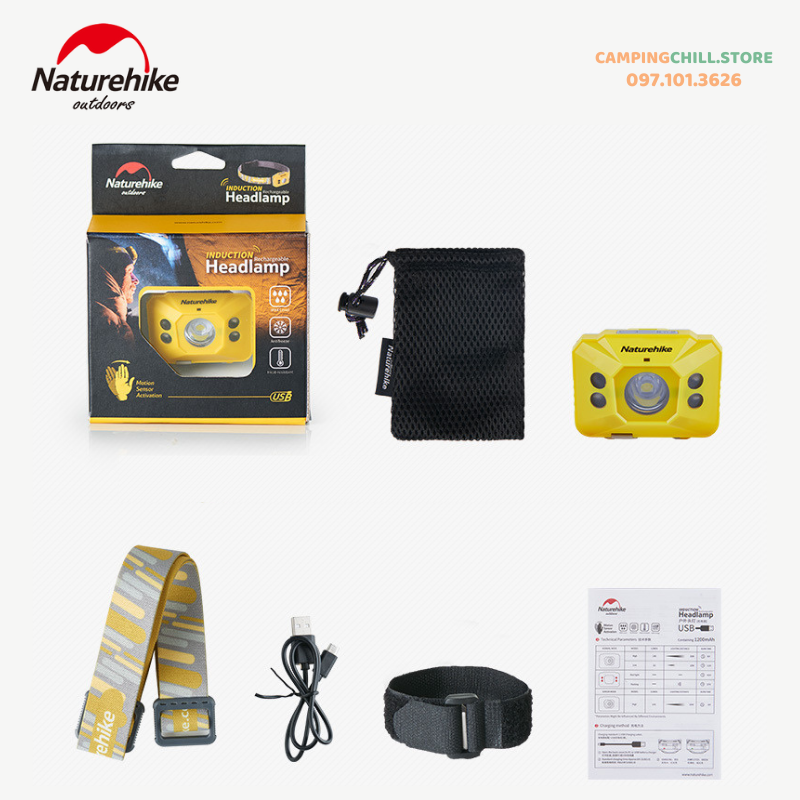 ĐÈN ĐỘI ĐẦU DÃ NGOẠI NATUREHIKE NH17G025-D