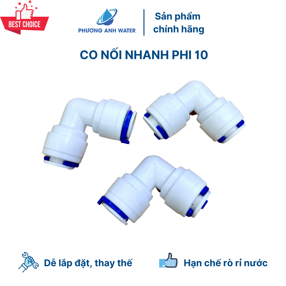 Quail-co fast connector Phi 6 and non-10 for water purifier