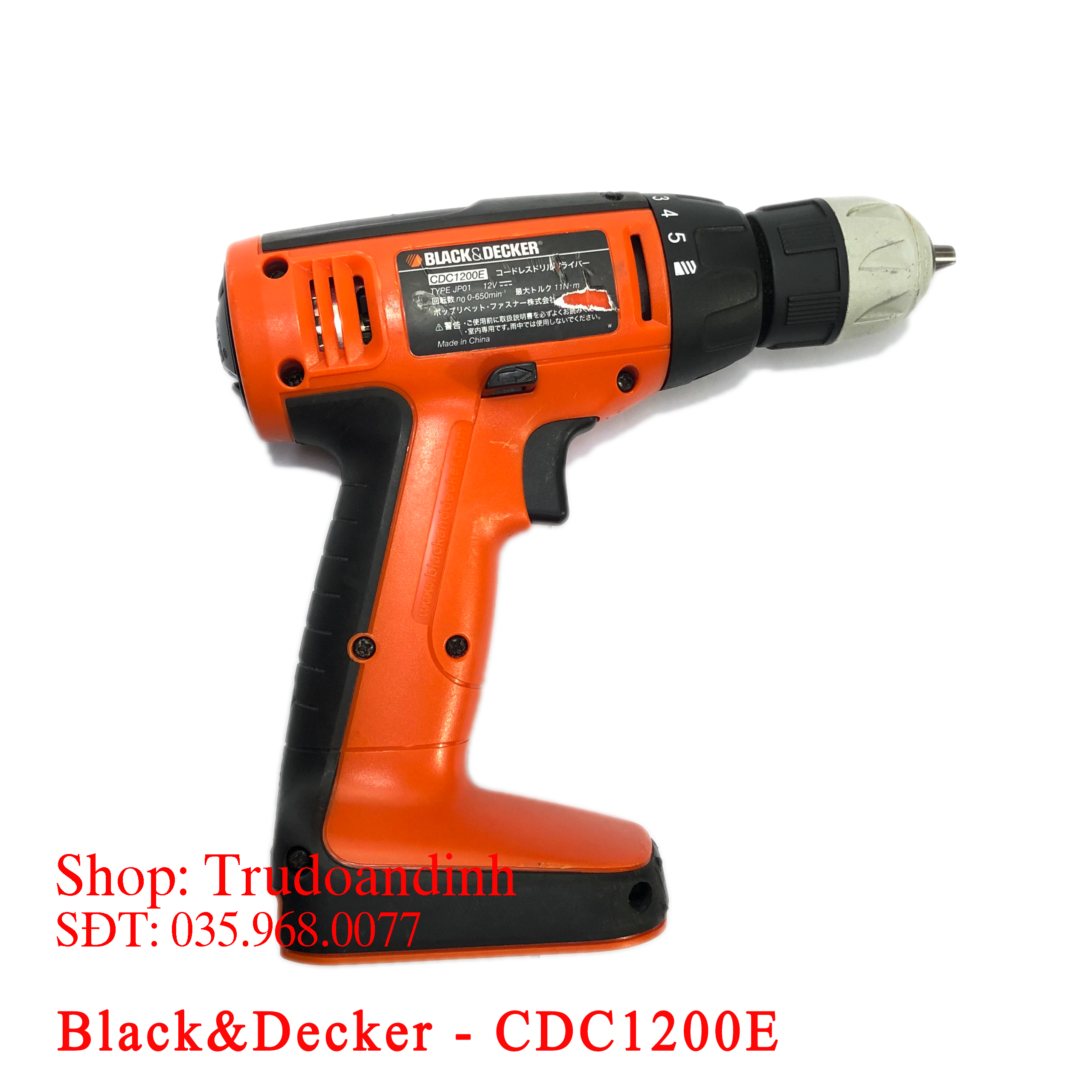 M y khoan pin Black Decker CDC1200E 12v Lazada.vn