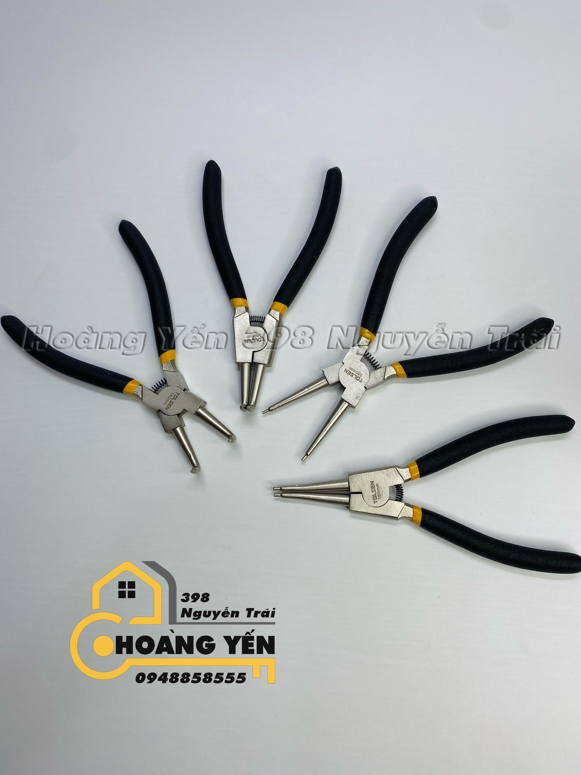 Bộ 4 Cây Kềm Phe 7 Inch Tolsen 10097