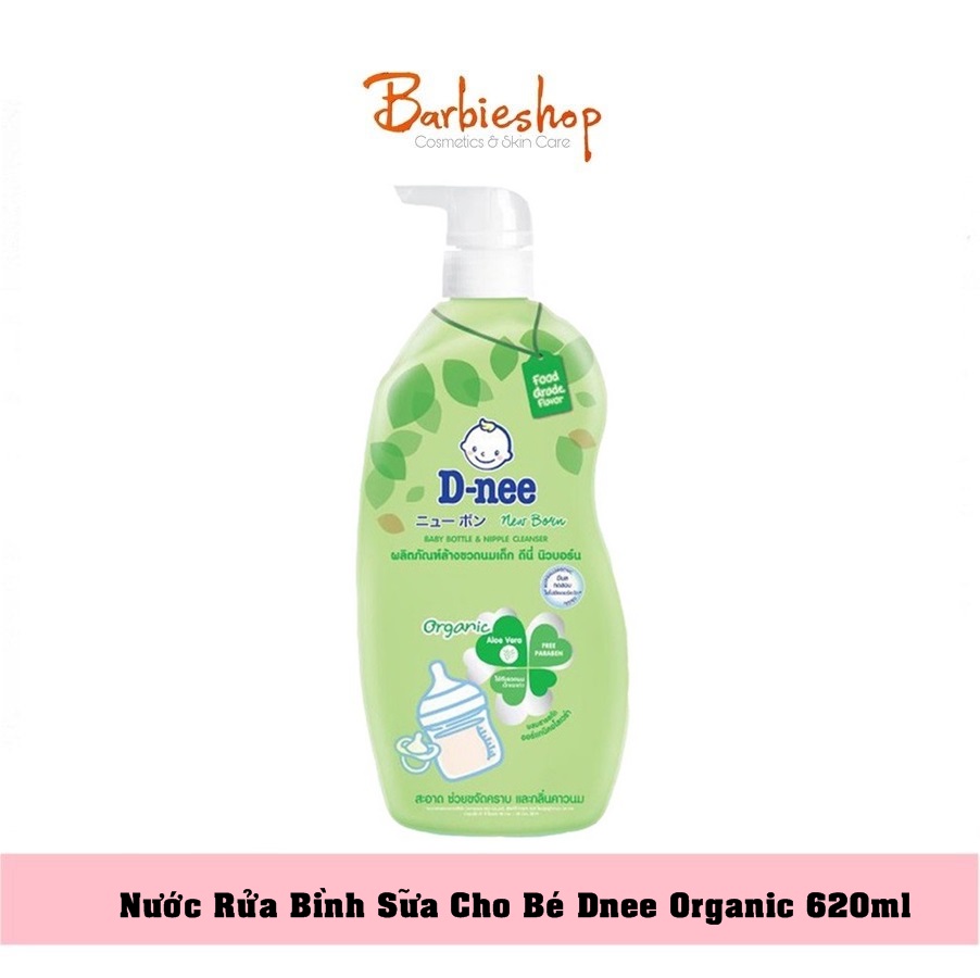 Nước Rửa Bình Sữa Cho Bé Dnee Organic Thái Lan 620ml