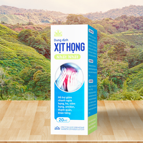 (CHÍNH HÃNG) XỊT HỌNG NHẤT NHẤT CHAI 20ML