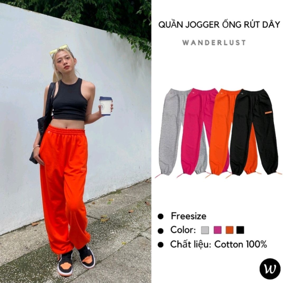 Quần Jogger ống rút dây Wanderlust FW2022