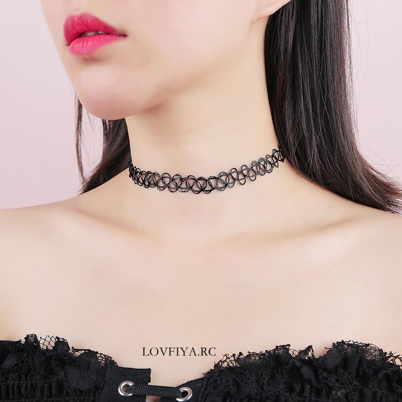 [HCM]Vòng cổ nữ choker co giãn phong cách cá tính