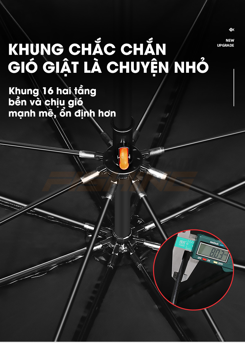 [Chính hãng] [Ảnh thật] Dù câu cá Handing new model 2021.