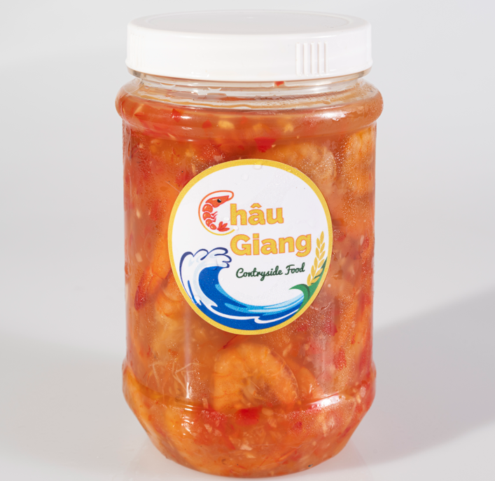 Tôm ngâm Cà Mau (500g/hủ) [Loại chưa trộn-tôm lớn]