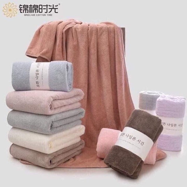 KHĂN TẮM BÔNG CAO CẤP 70*140cm