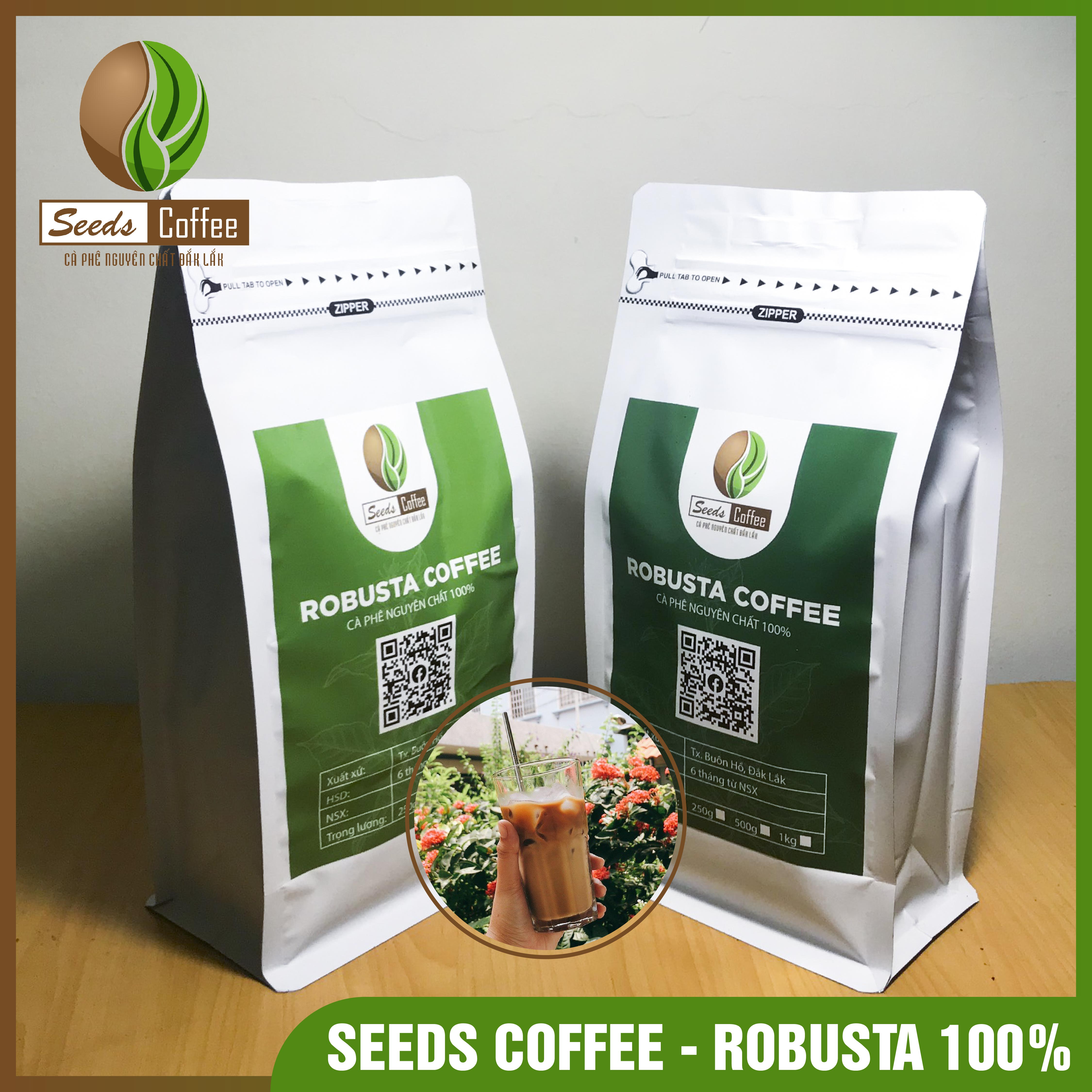 Cà phê rang xay nguyên chất Đắk Lắk Robusta