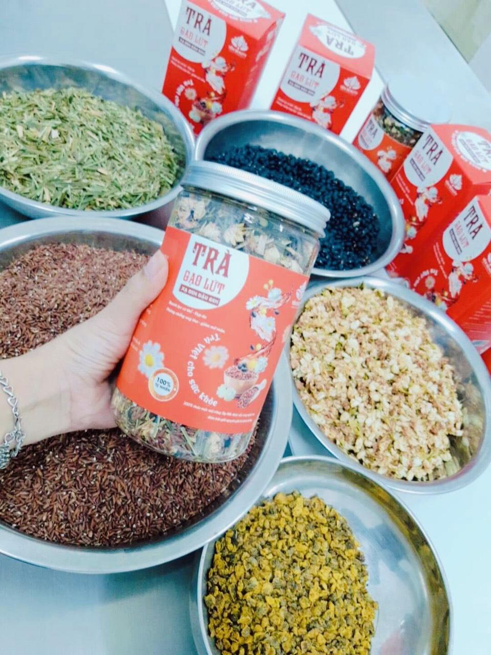 TRÀ GẠO LỨT XẠ ĐEN ĐẬU ĐEN