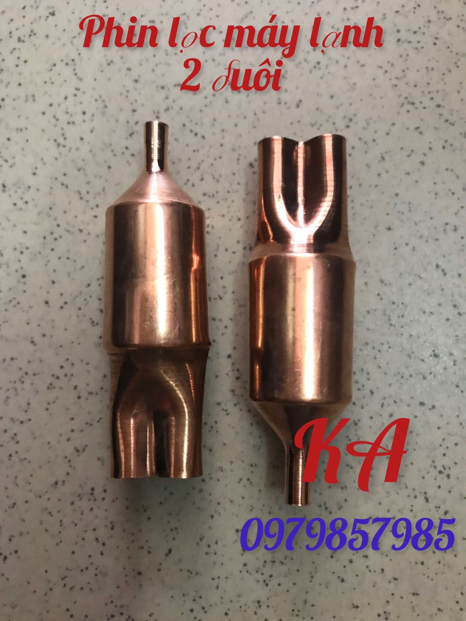 Phin lọc máy lạnh 2 đuôi, 1 đuôi