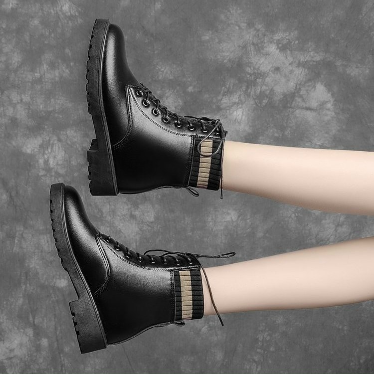 Giày bốt cổ cao nữ - Free ship - Giày boot nữ đẹp
