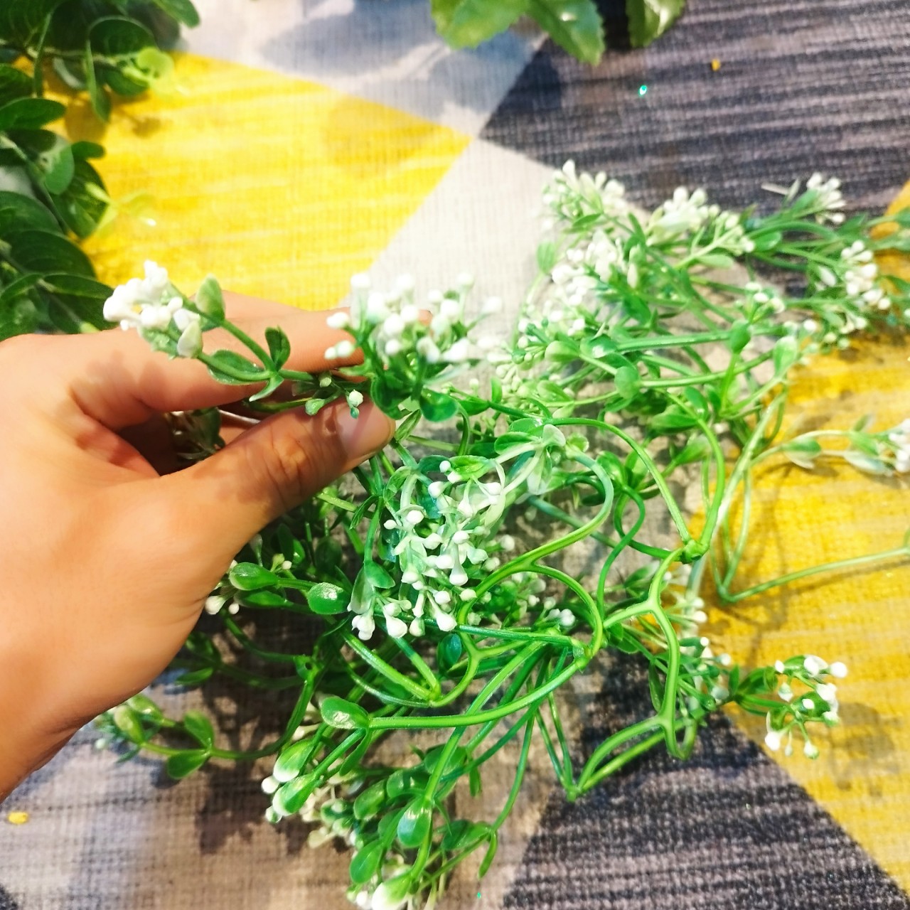 Rose leaves, Apple leaf, lil' one decorative bouquet