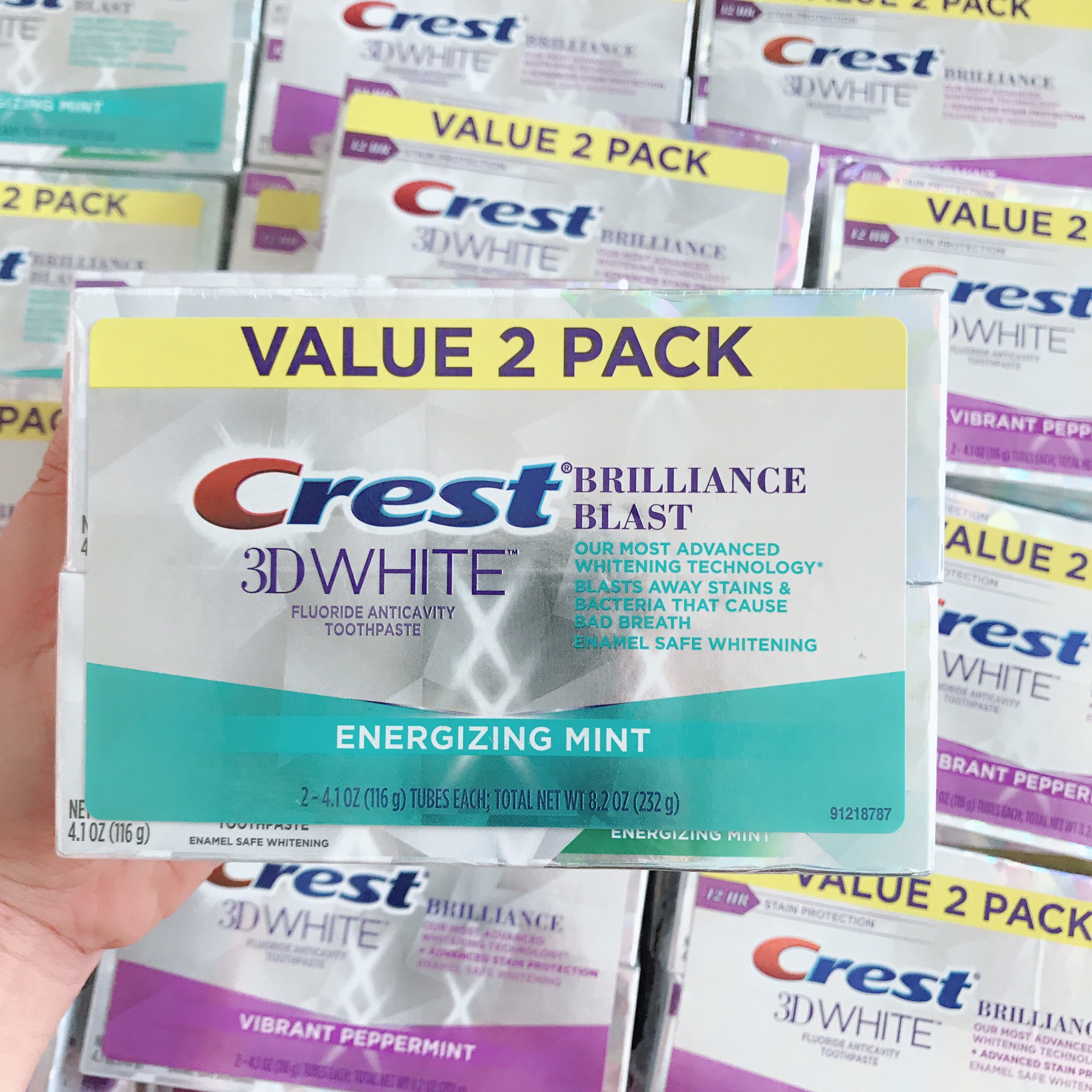 Crest 3d White 116g Nhập Mỹ [Combo 2 tuýp Mẫu Mới]