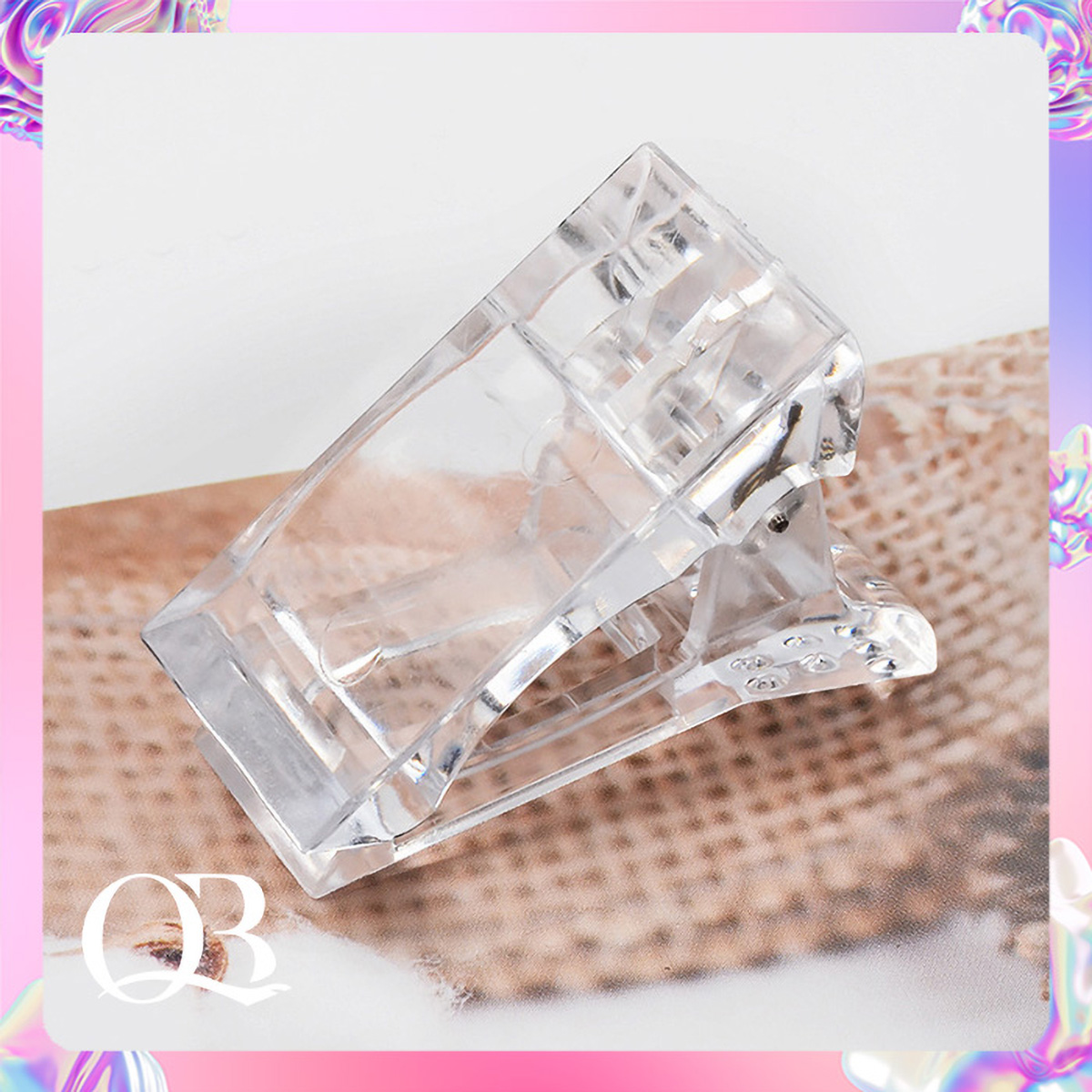 Set 2 kẹp cố định gel gôm móng giả