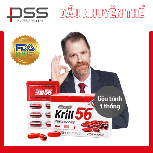 [HCM]Combo 2 hộp Dầu nhuyễn thể KRILL 56 [mua 2 tặng 1]