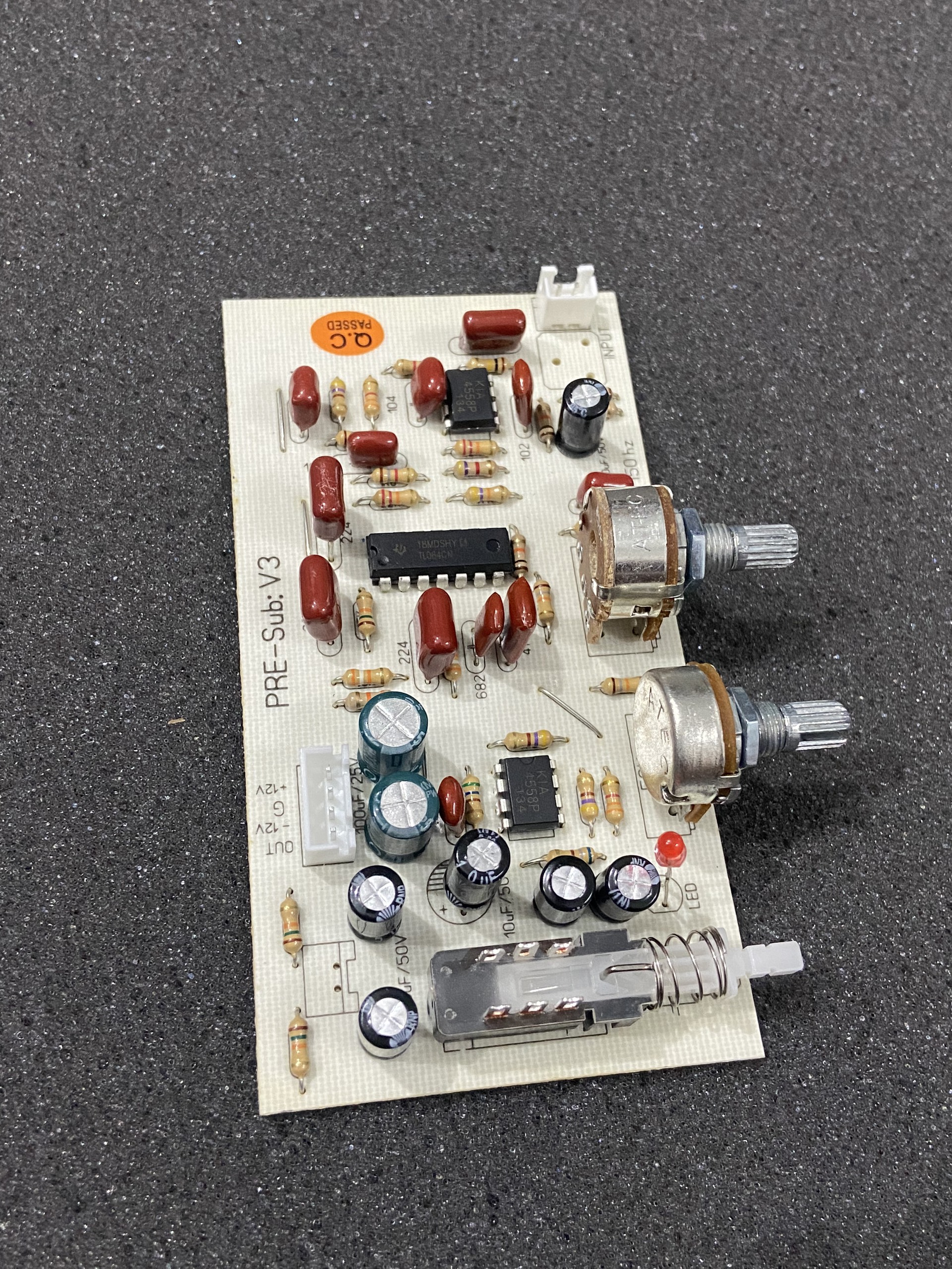 Mạch lọc siêu trầm, mạch cắt sub lắp cho amply và cục đẩy.