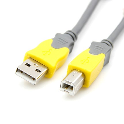 USB 2.0 VSPTECH printer cable (Gray WIRE) 1M5, 3M, 5M, 10 Meters