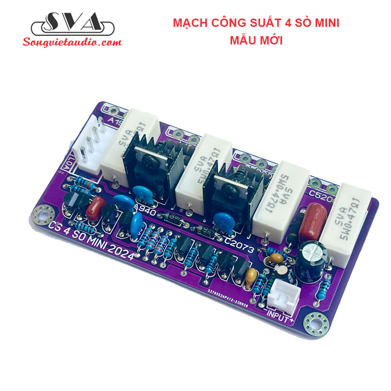 MẠCH CÔNG SUẤT 4 SÒ MINI (1 KÊNH) - 1 MẠCH