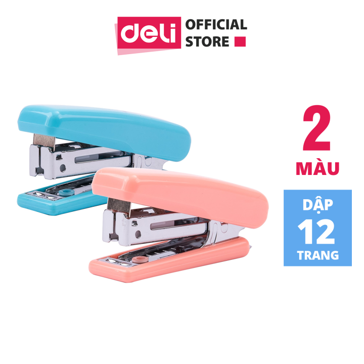 Dập ghim mini số 10 Deli - 12 trang - E0222