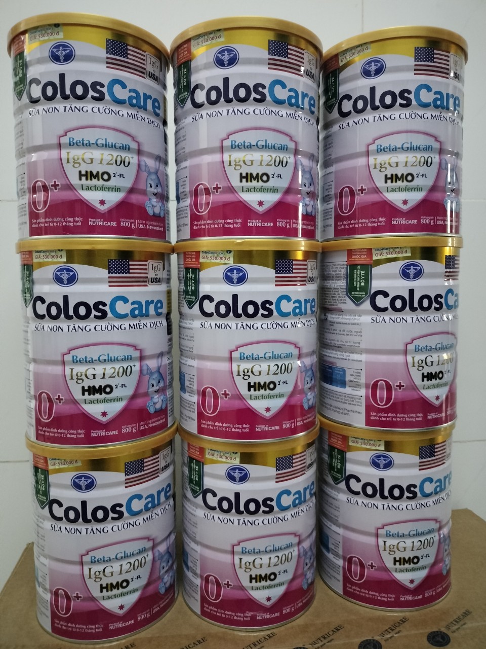 Sữa bột nutricare coloscare 0+ lon 800g