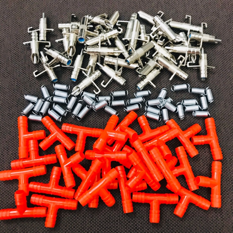 20 núm vòi thỏ uống nước CROM - 20 van vòi uống nước tự động cho thỏ và chuột Hamster - ỐNG DẪN NƯỚC VAN VÒI THỎ