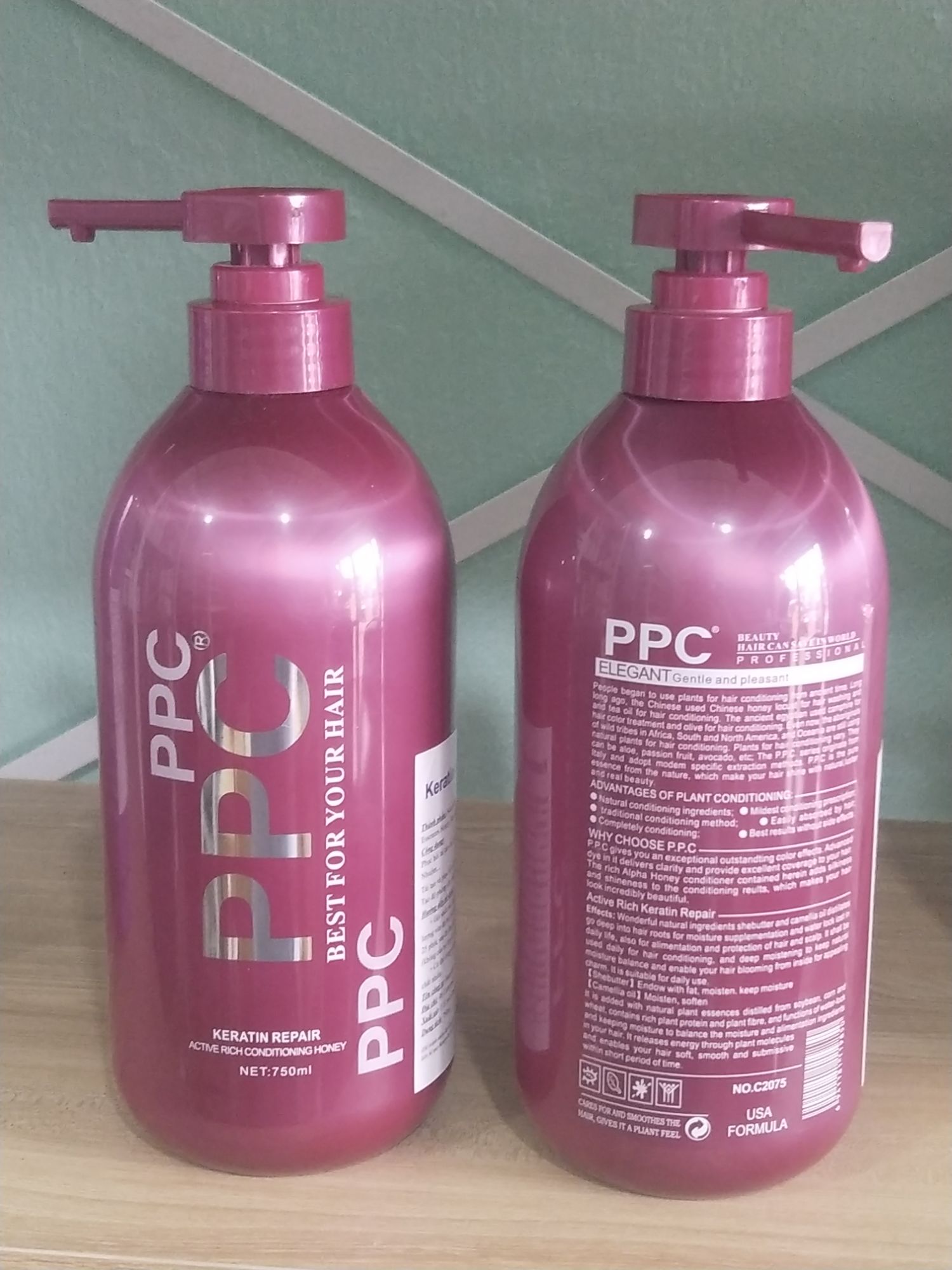 [HCM]Hấp phục hồi tóc hư tổn Keratin PPC Repair - 750ml