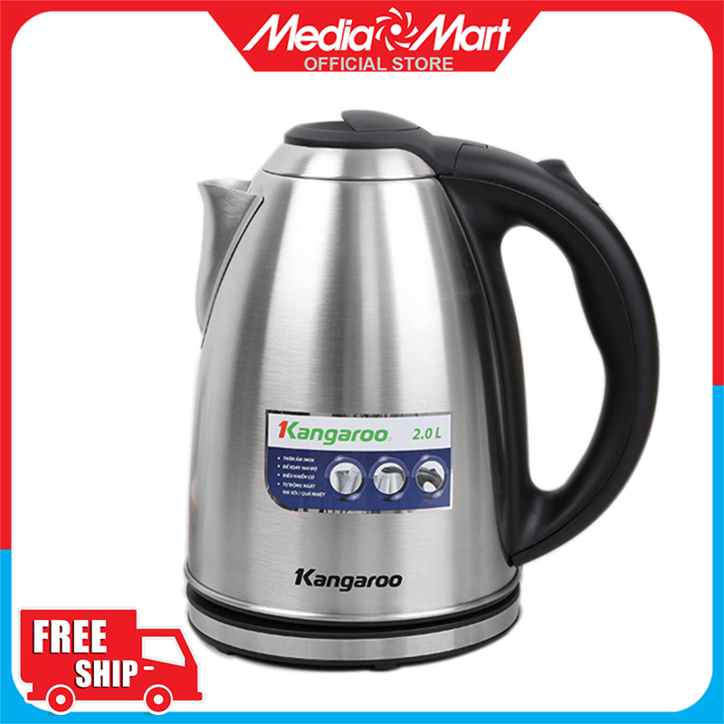 Bình siêu tốc inox 2l kangaroo kg-20sk3