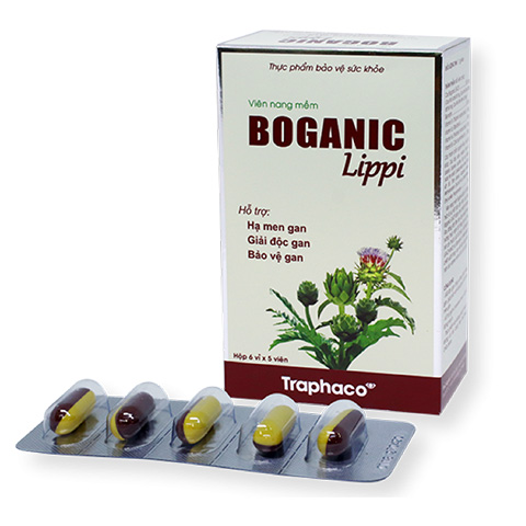 Boganic Lippi - Hỗ trợ hạ men gan, dị ứng, mụn nhọt