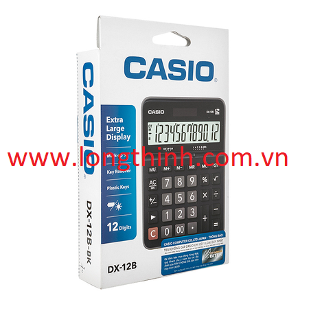 [HCM]Máy tính Casio 12 số DX-12B (màn hình rộng)