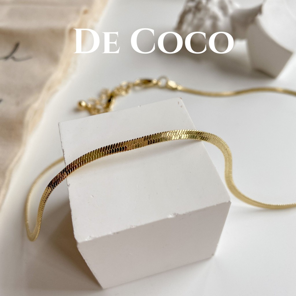 Vòng cổ choker màu vàng gold Decoco decoco.accessories