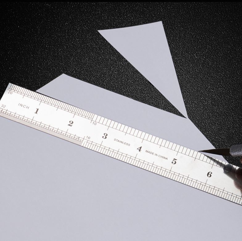 Thước kẻ sắt - thước đo bằng thép 20cm , 30cm