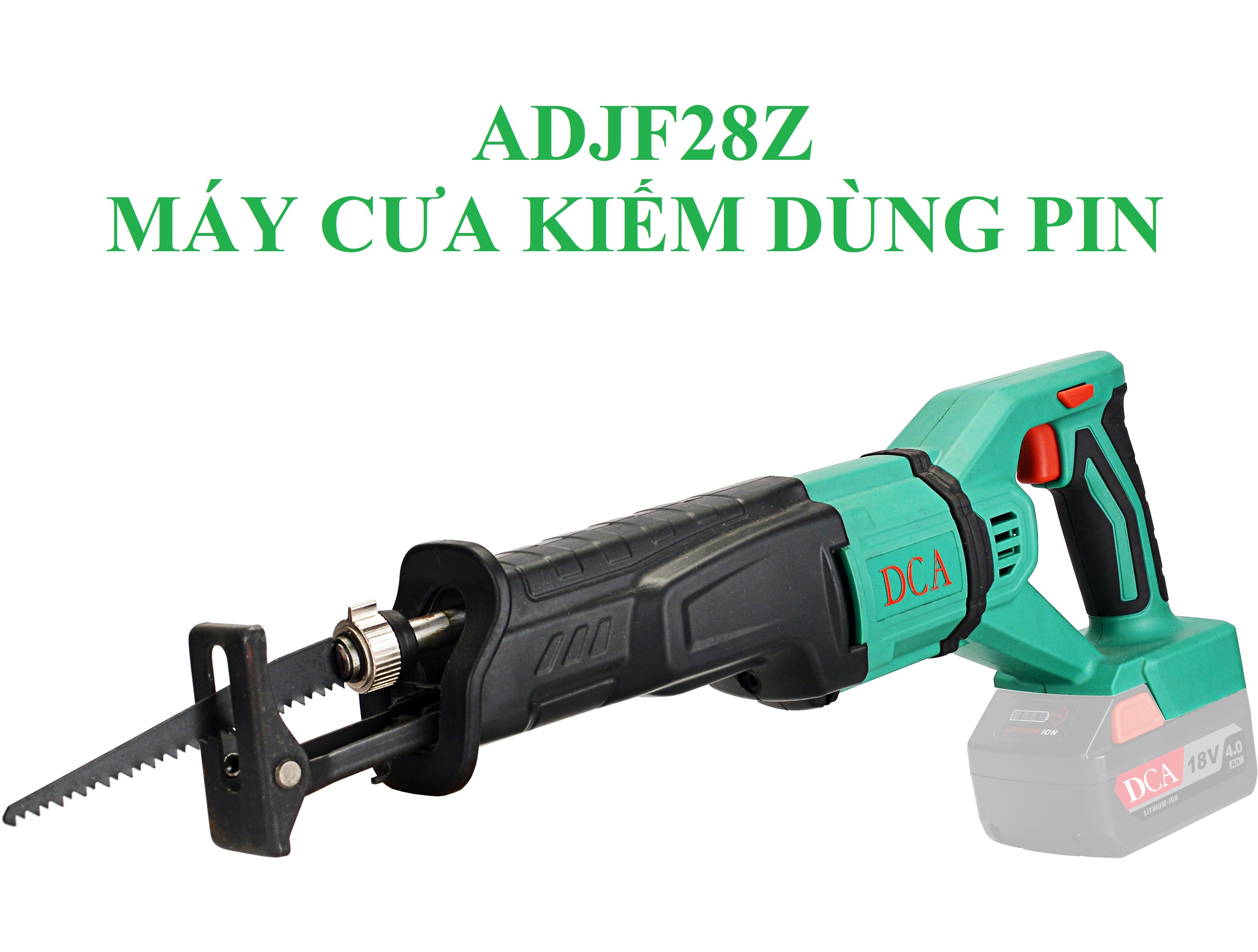 Thân máy cưa kiếm dùng pin 18V DCA ADJF28Z ( Ko bao gồm pin + sạc )