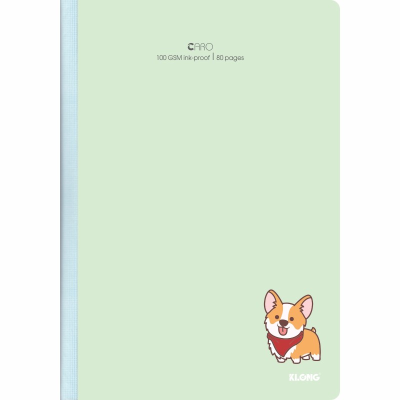 Vở Klong 80 Trang B5 Caro May Dán Gáy Bìa Pastel Dễ Thương VPPTueMinh, Sổ Klong Ms 834