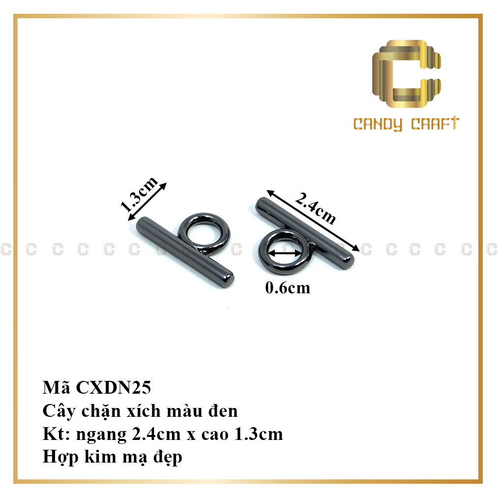 Cây chặn dây xích - phụ kiện làm túi xách