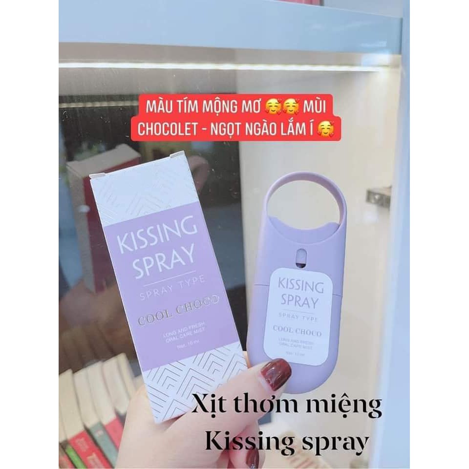 [HCM]Xịt Thơm Miệng Love Spray- Kissing Spray Tiện Lợi Chính Hãng