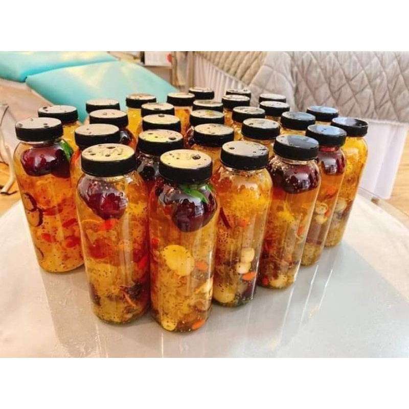 Chai nhựa đựng trà sữa 330ml -500ml đã kèm nắp
