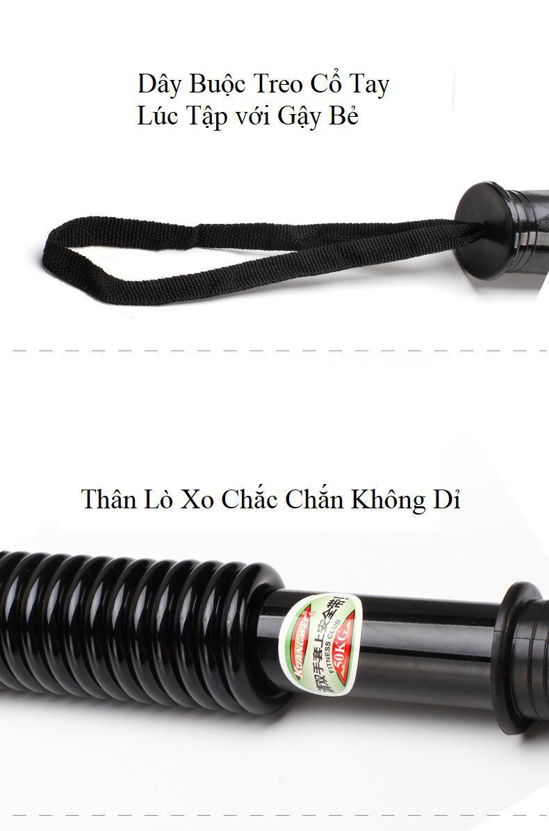 Gậy Bẻ Tập Cơ Tay Lực 40KG (ĐEN)
