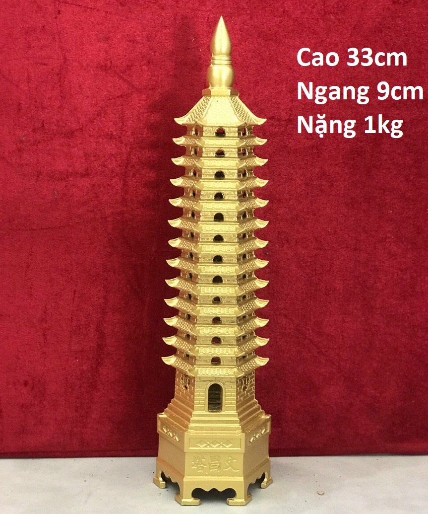 Tháp văn xương 13 tầng bằng đồng MS525